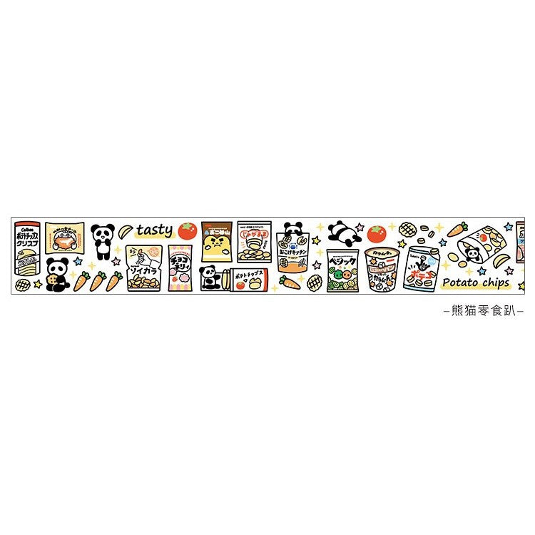 Infeel Me_ Cats Delicacy | Panda Snacks | Sweets Washi Tape