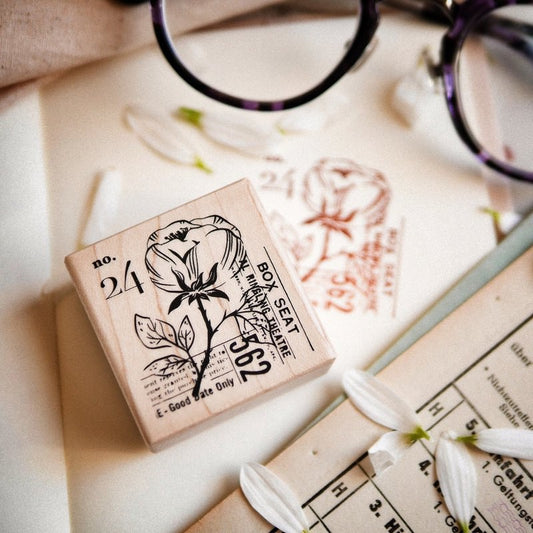 Meow Illustrations Rubber Stamps – Botanical Series 01