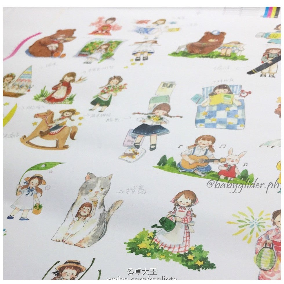 Molinta_Life is Good Sticker Set Washi Version