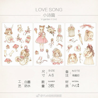 vGarden_Love Song PVC 3pcs A6