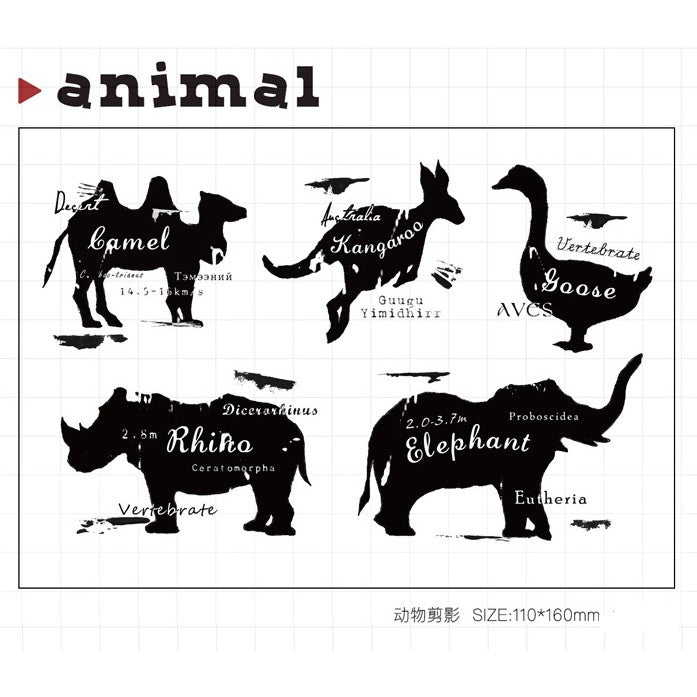 Moodtape_Animal Clear Stamp