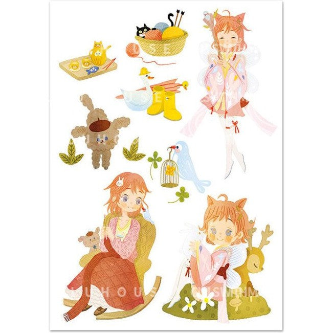 Blue House_Magical Girls Sticker Sheet