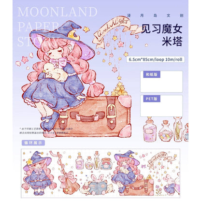 Moonland Paper Story_Trainee Witch Mita PET