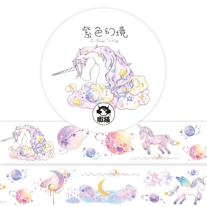 NeoCats_Blue and Purple Voilet Fantasy Dream Land Unicorn