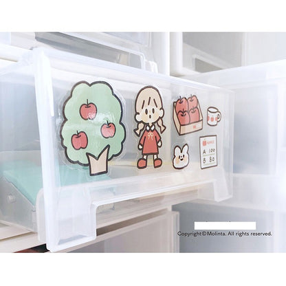 Molinta_PVC Luggage Drawer Sticker Nursery Cute Kids C23