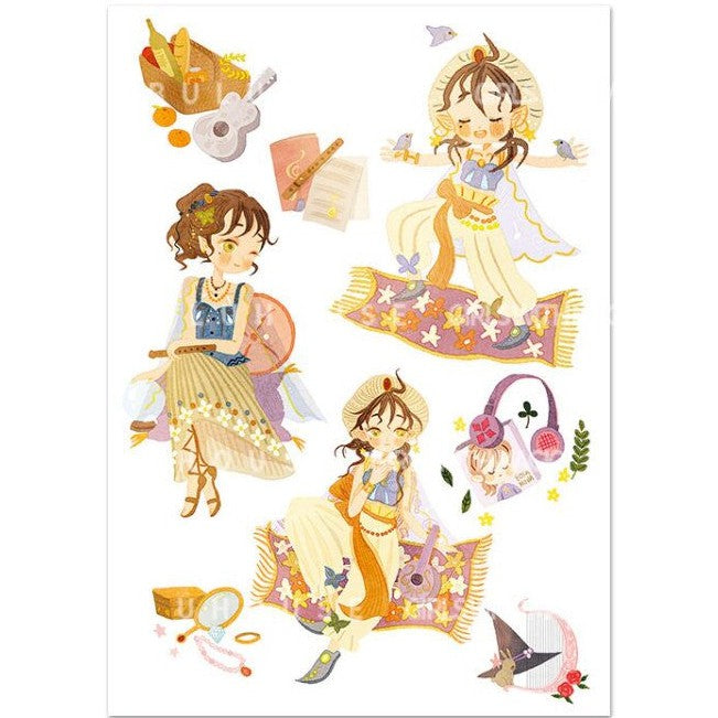 Blue House_Magical Girls Sticker Sheet