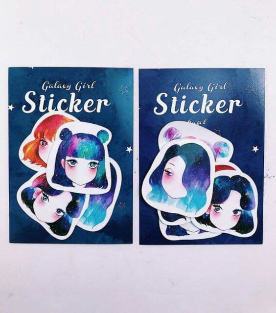 Kazel_Galaxy Girl Sticker