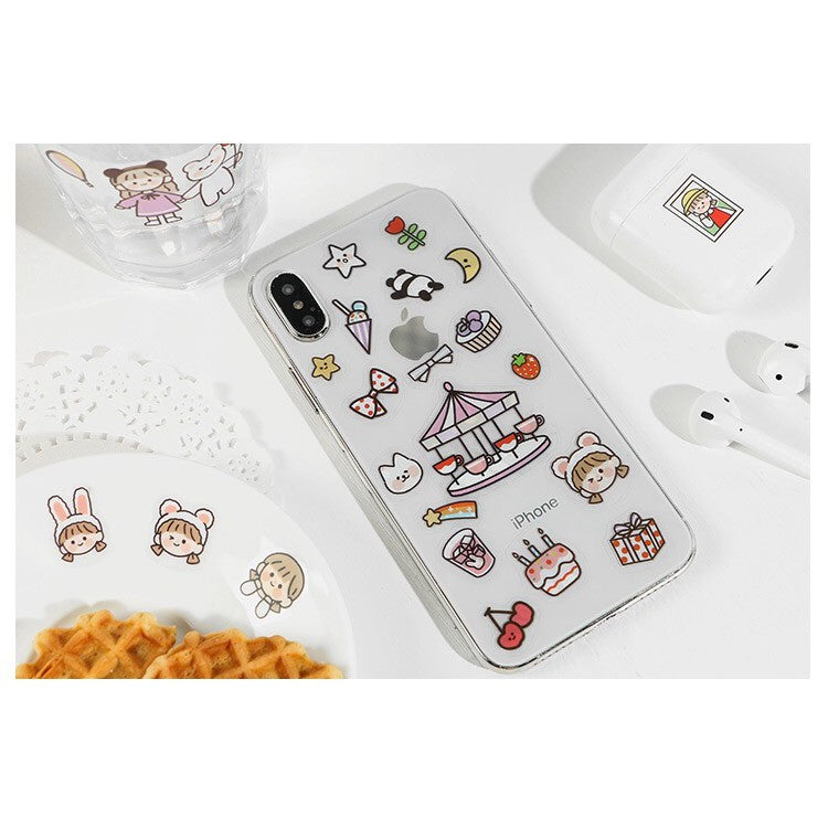 Cute Chibi Me PET Sticker Sheet