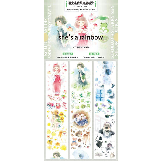 Xiaobao_She’s a Rainbow Washi