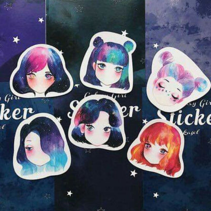 Kazel_Galaxy Girl Sticker