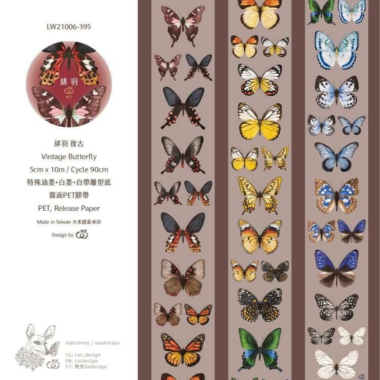 Loi Design_Vintage Butterfly Matte PET