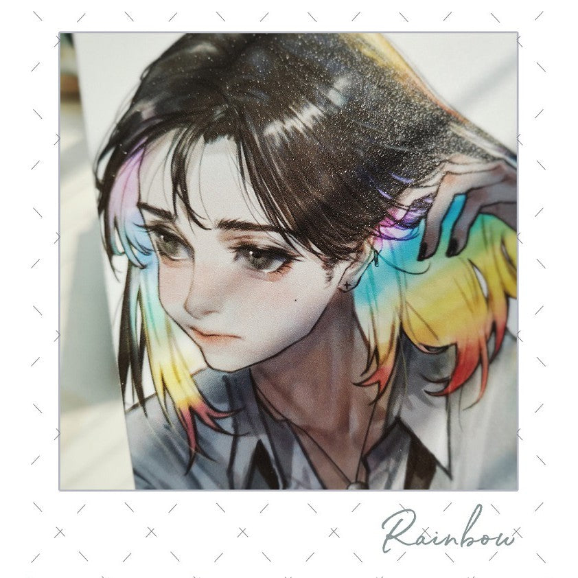 Notte Studio_The Rainbow Hair Girl PVC Pencil Board