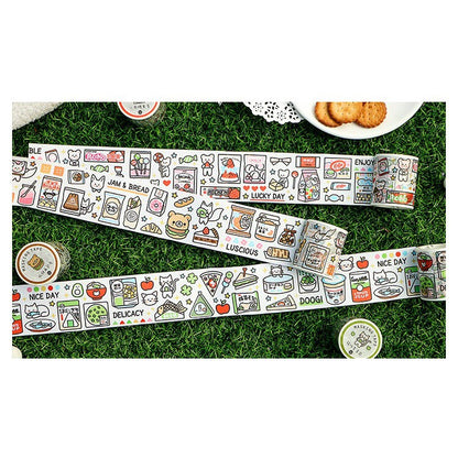 Infeel Me_ Cats Delicacy | Panda Snacks | Sweets Washi Tape