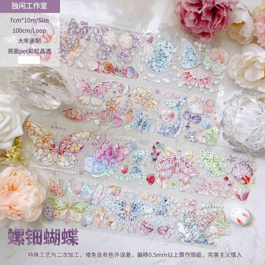 Duxian Studio_Luotian Butterfly Clear PET Laser Foil