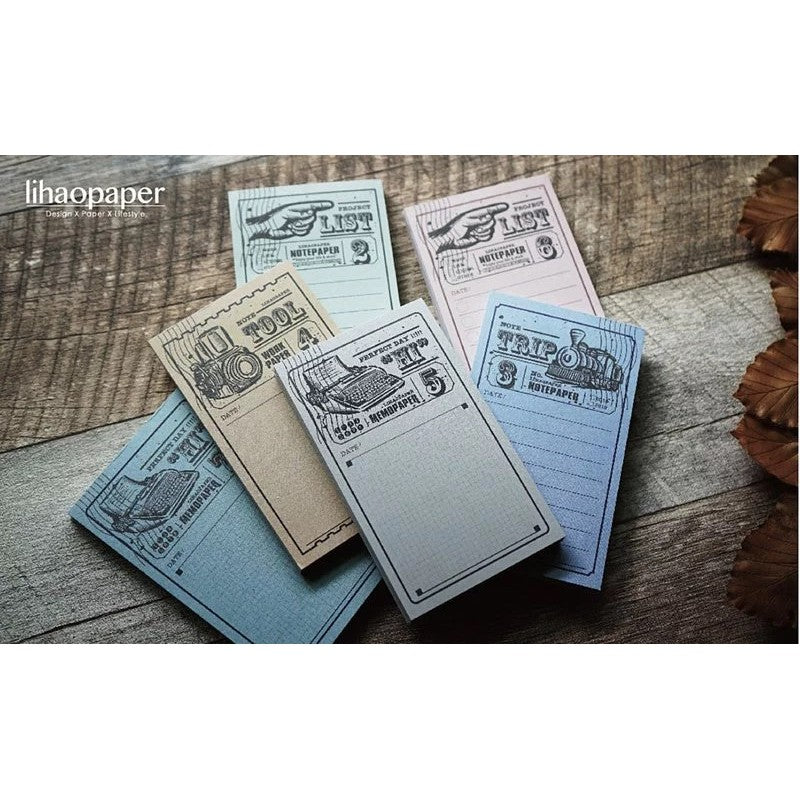 Lihaopaper_Classic Life Notepaper Vintage Ticket Memo