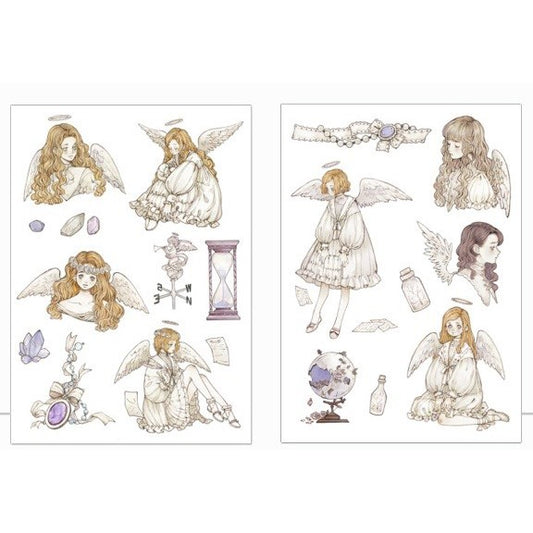 Vgarden_Girl Angels Sticker A6 2pcs