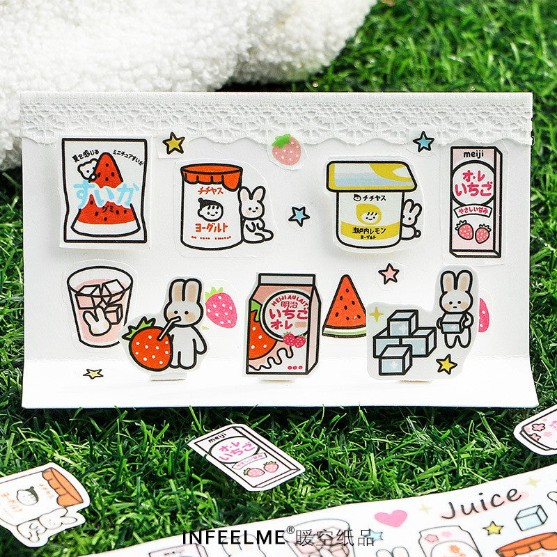 Infeel Me_ Cats Delicacy | Panda Snacks | Sweets Washi Tape