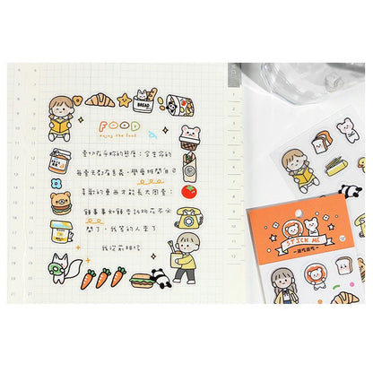 Cute Chibi Me PET Sticker Sheet