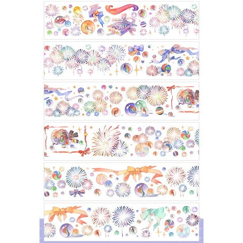 Miaopaji_Glass Fireworks Washi w/ release paper