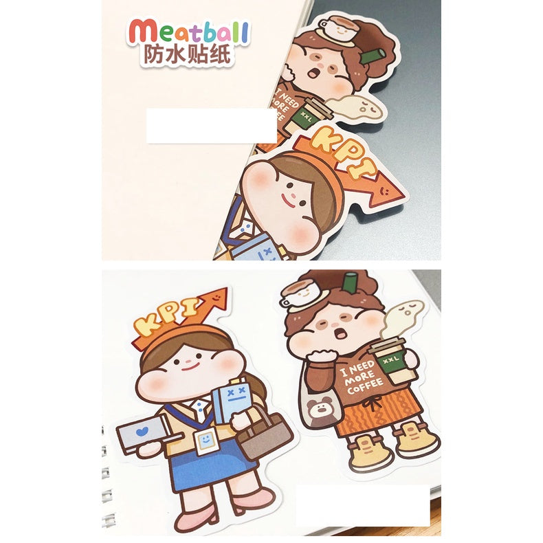 Meatball_Amazing Girl Sticker Set