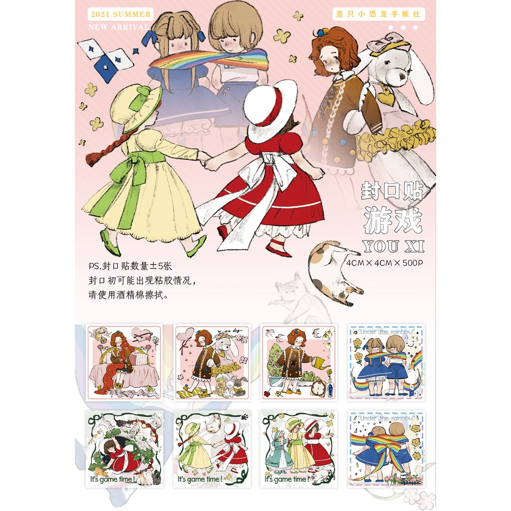 Dino Studio_Alice the Wonderland Sticker Seal