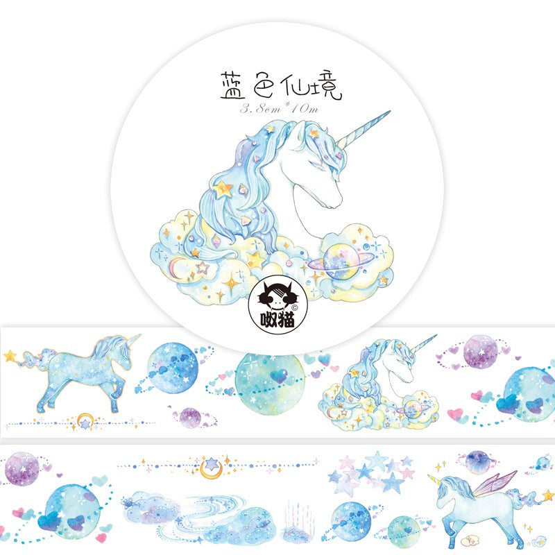 NeoCats_Blue and Purple Voilet Fantasy Dream Land Unicorn