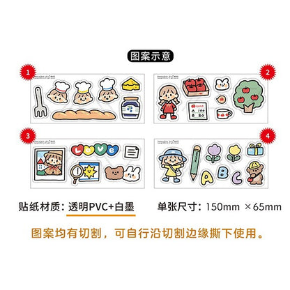 Molinta_PVC Luggage Drawer Sticker Nursery Cute Kids C23