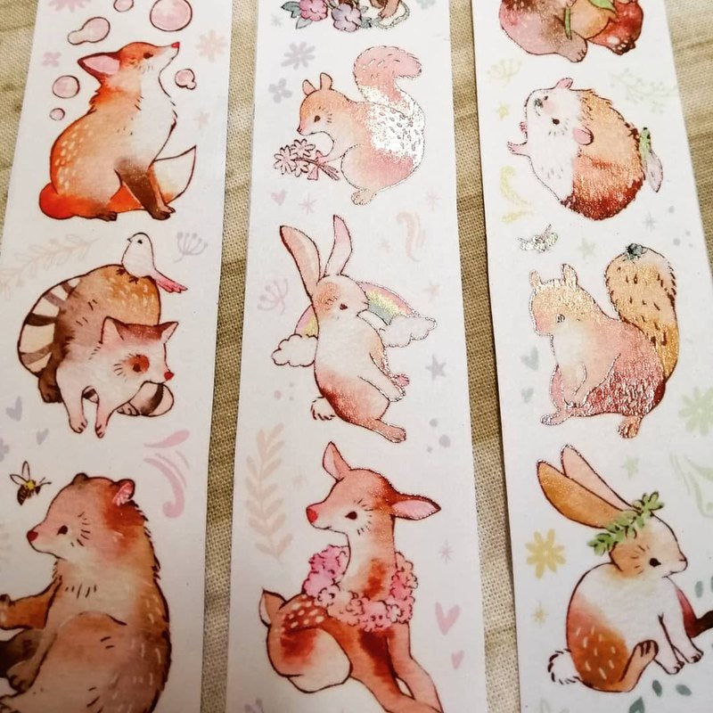 YStudio_Spring Summer Deer Rabbits Foxs Animals