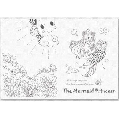 Huayang_Mermaid Princess Precious Time Flower PVC Cover on Cover fit for Hobonichi A6 A5 Weeks COC