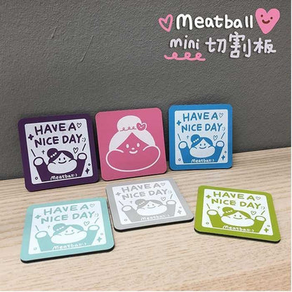 Meatball_Colorful Cutting  Mat A4 and Mini 6cm x 6cm