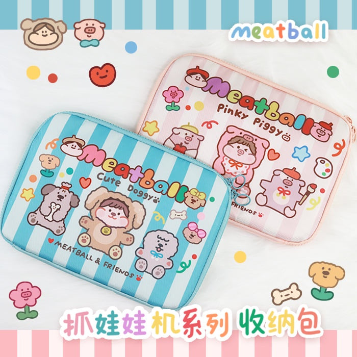 Meatball_Claw Machine Series Storage Bag