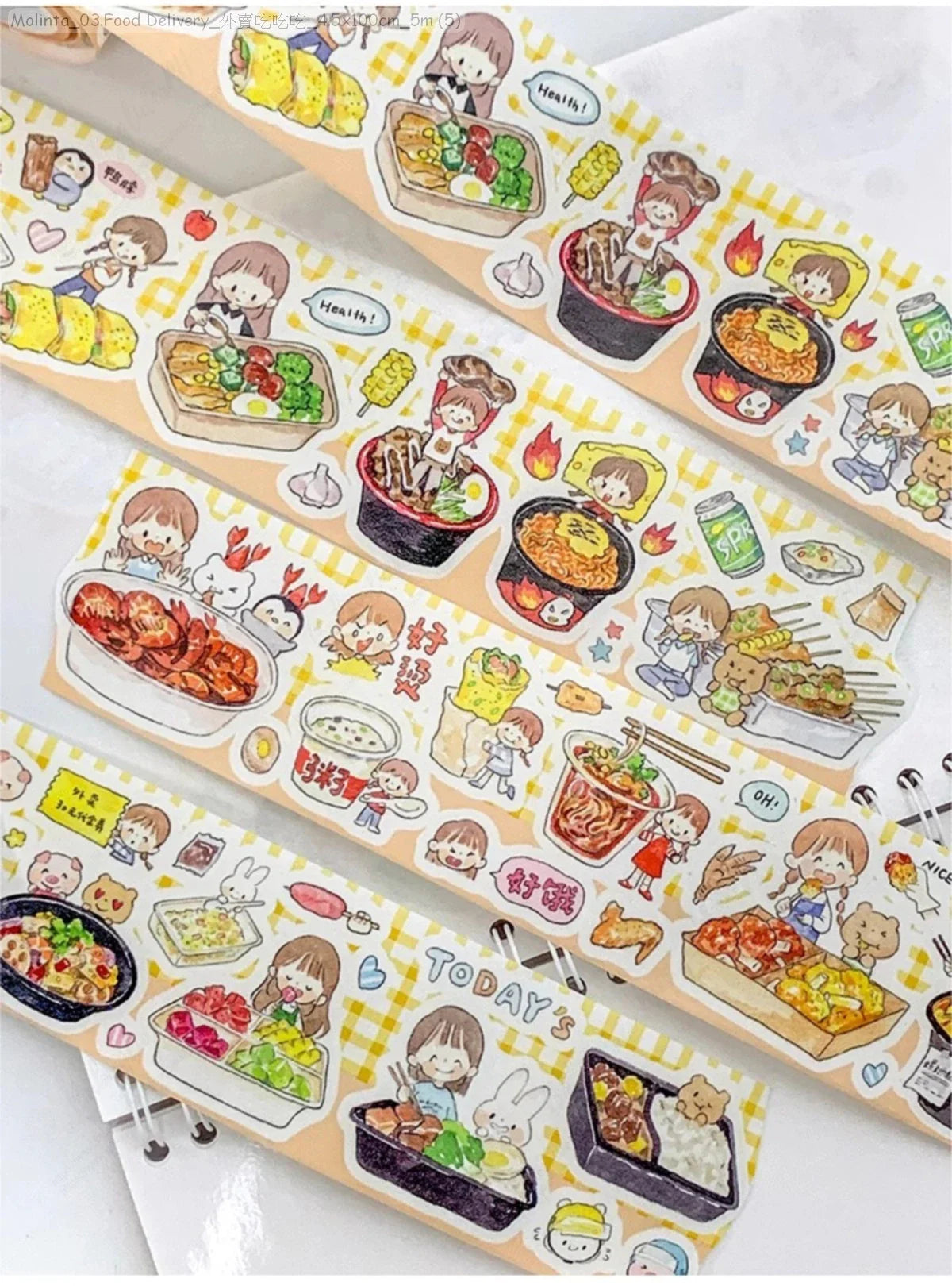 [Pre-Order]_Molinta_03.Food Delivery_外賣吃吃吃_4.5x100cm_5m