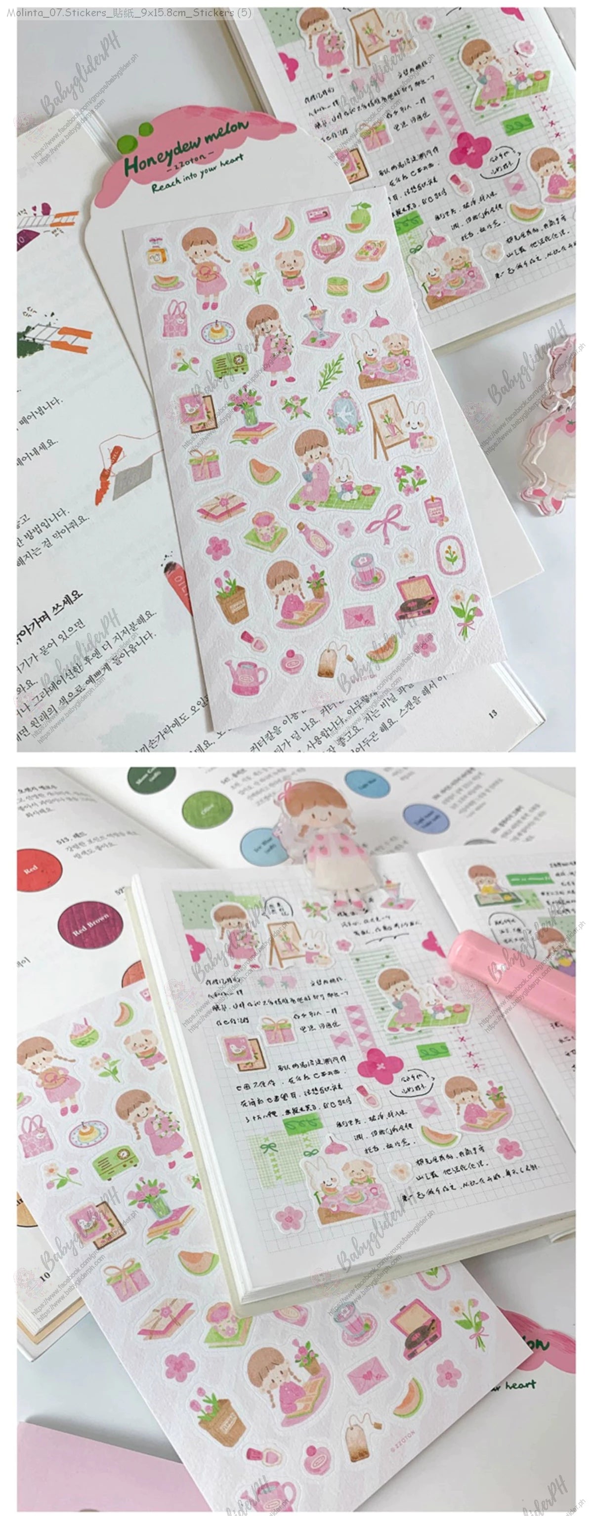 [Pre-Order]_Molinta_07.Stickers_貼紙_9x15.8cm_Stickers