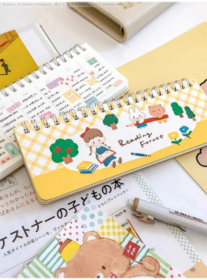 [Pre-Order]_Molinta_14.Weekly Notebook_週記本_178x63mm-52pages_Notebook