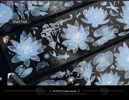 [Pre-Order]_Picapica_07.Blue Lotus_藍蓮_6x100cm_10m