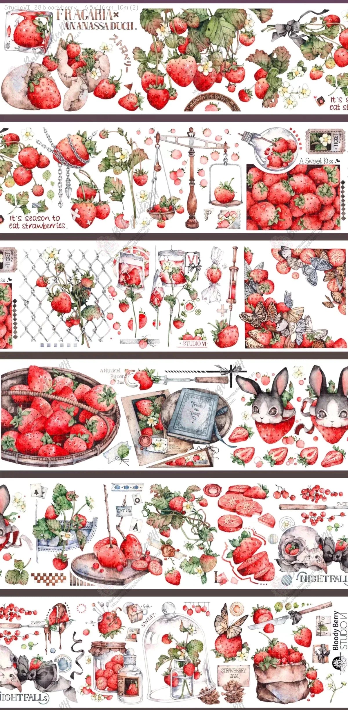 [Pre-Order]_StudioVI_28.bloodyberry__6.5x116cm_10m