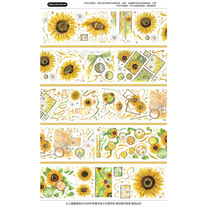 Yummy Studio_Sunflower Mail 6cm x 90cm x 10m Clear PET