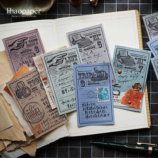 Lihaopaper_Classic Life Notepaper Vintage Ticket Memo