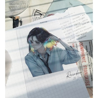 Notte Studio_The Rainbow Hair Girl PVC Pencil Board