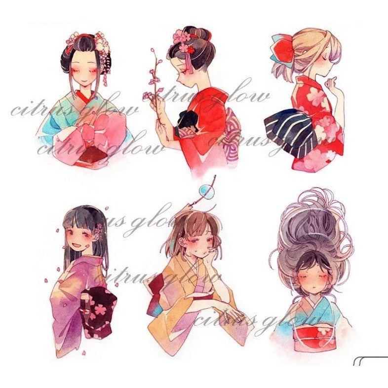 Citrus Studio_Four Season | Kimono Girls | Japanese Oriental Girls