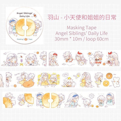 Yama_Angel Siblings Sticker Sheet (last stock)