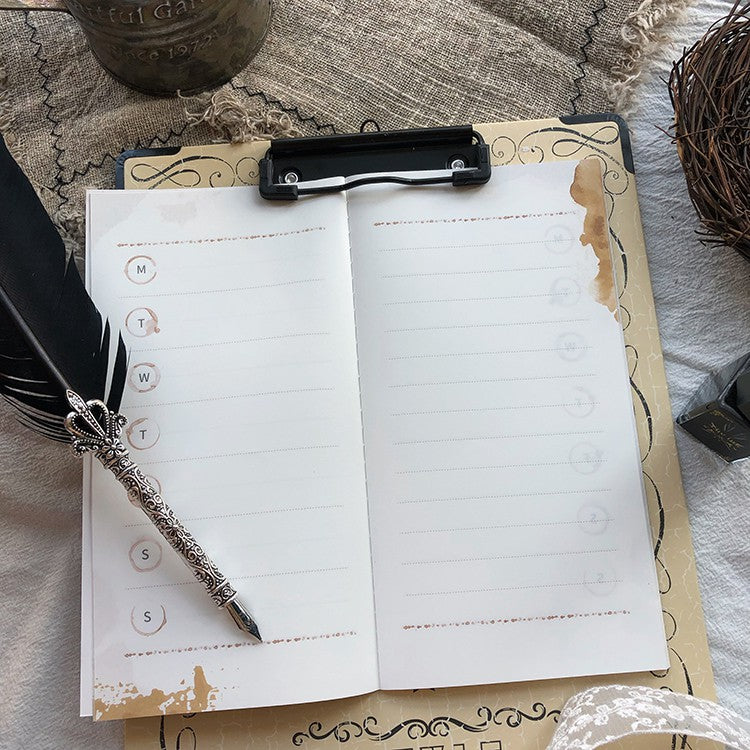 Huayang_Coffee Stain Weekly Planner TN Standard Size