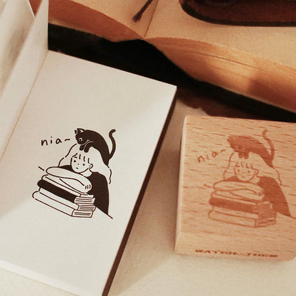 Wooden Stamps_Watch-Them TaShan_Afternoon Tea | Hey Tiger | Little Stationery | Best Wishes