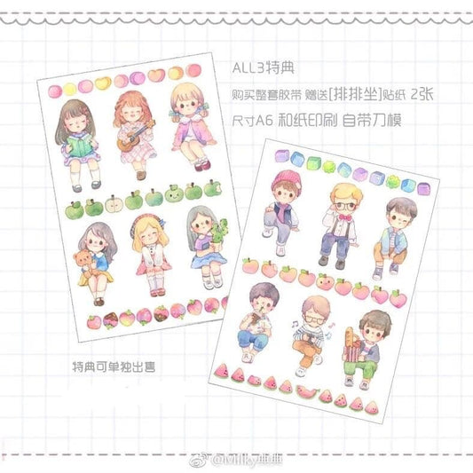 Milky_2 pcs Sticker Sheets