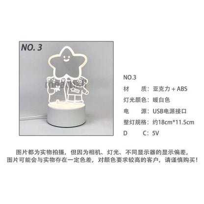 Meatball_Cute Acrylic Night Lamp Series