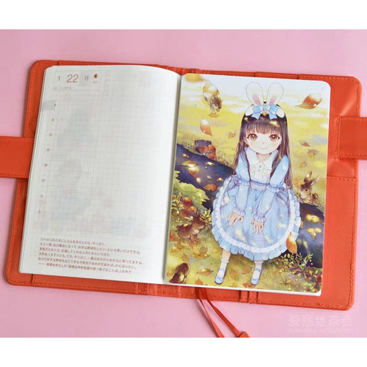 Alice_Chibi Girls Pencil Board Hobonichi hobo A6 PVC Mat