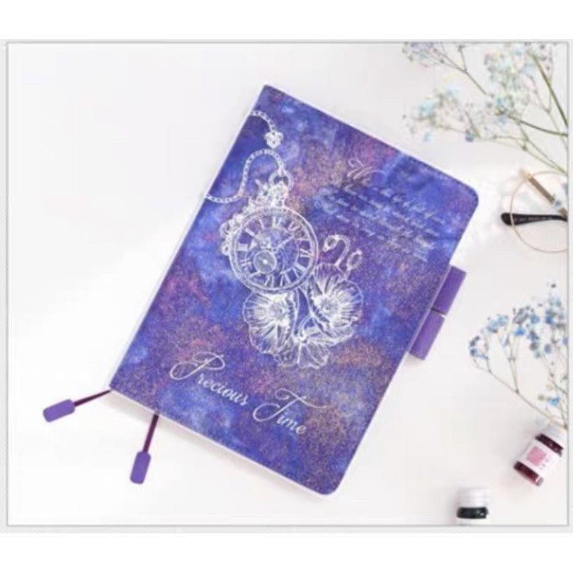 Huayang_Mermaid Princess Precious Time Flower PVC Cover on Cover fit for Hobonichi A6 A5 Weeks COC