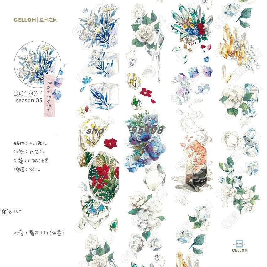 CelloM_Forever Flowers 43mm x 10m PET