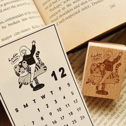 Wooden Stamps_Watch-Them TaShan_Afternoon Tea | Hey Tiger | Little Stationery | Best Wishes