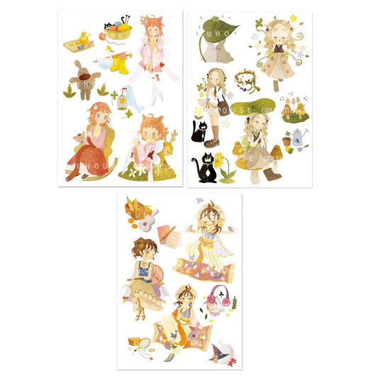 Blue House_Magical Girls Sticker Sheet